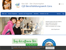 Tablet Screenshot of cjd-bbw-gera.de